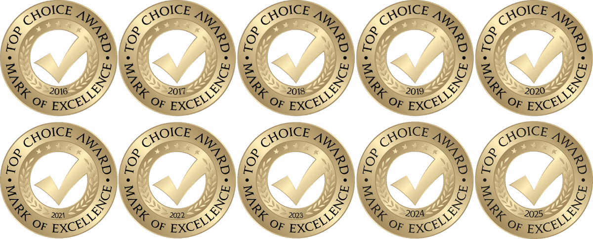 10 Top Choice Award Logos 2016-2025
