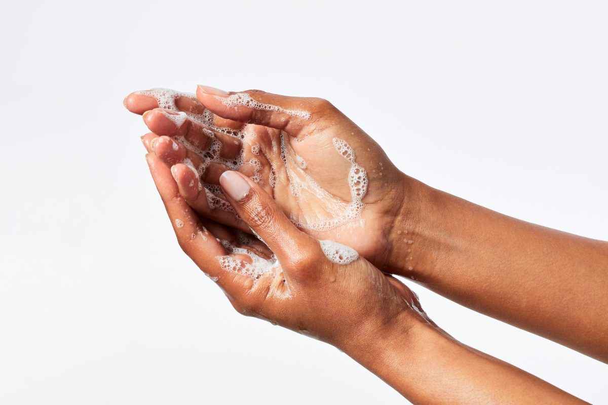 CND Scentsations Application process.
Massage the product into the hands and body in small circular motions is the third step