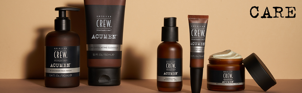 Skincare product line from the American Crew brand