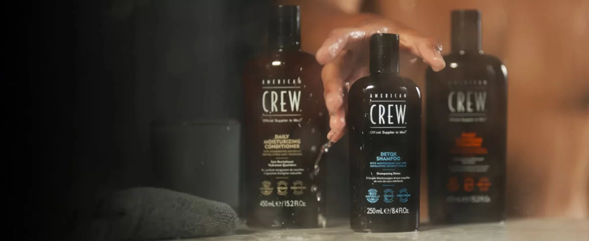 Hair & Body product line from the American Crew brand