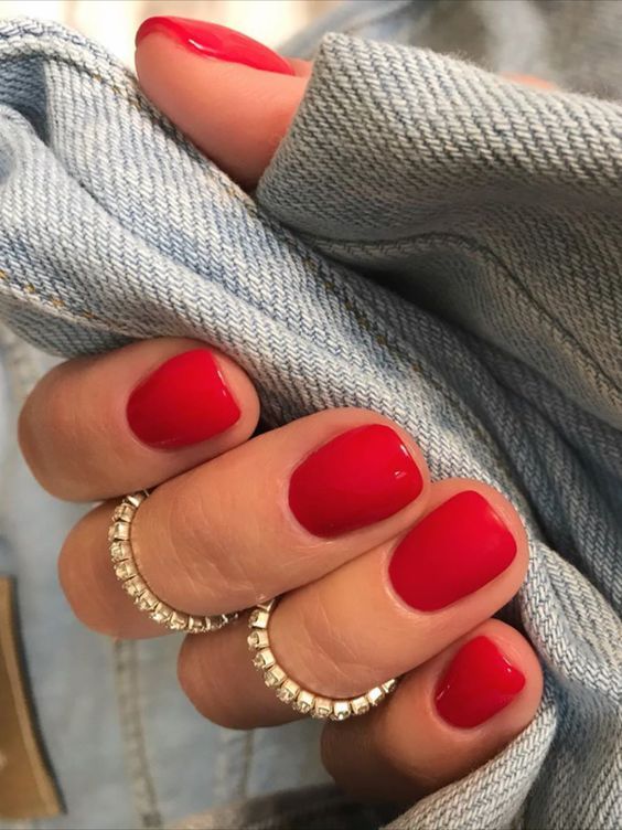 Red nail polish