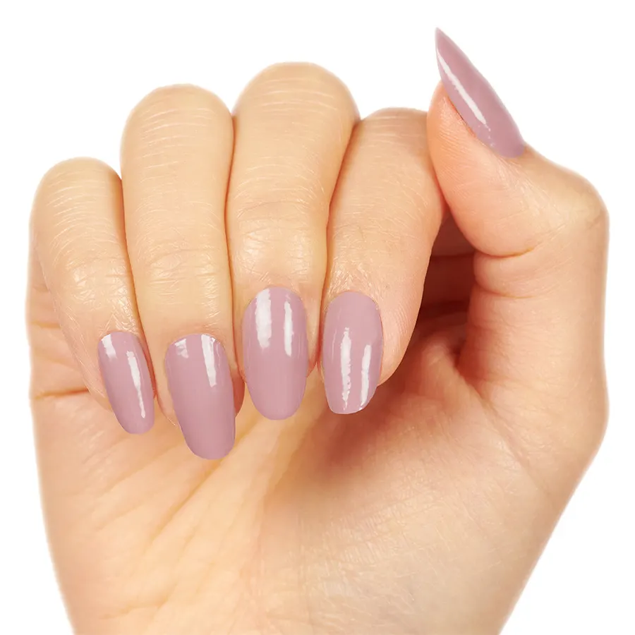 Light mauve nail polish
