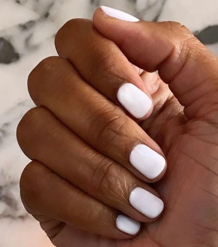 White nail polish