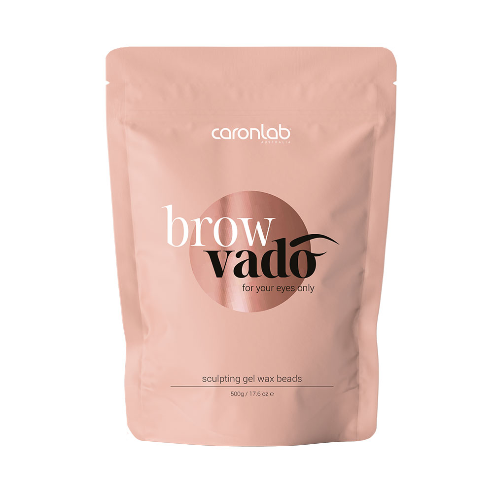 Browvado Gel Wax Beads product line from Caronlab
