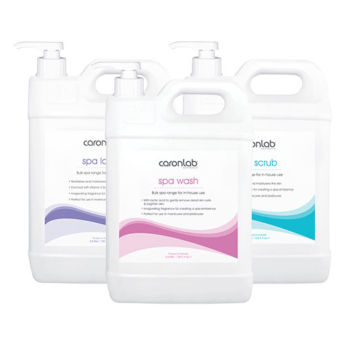 Bulk Spa Range line from Caronlab