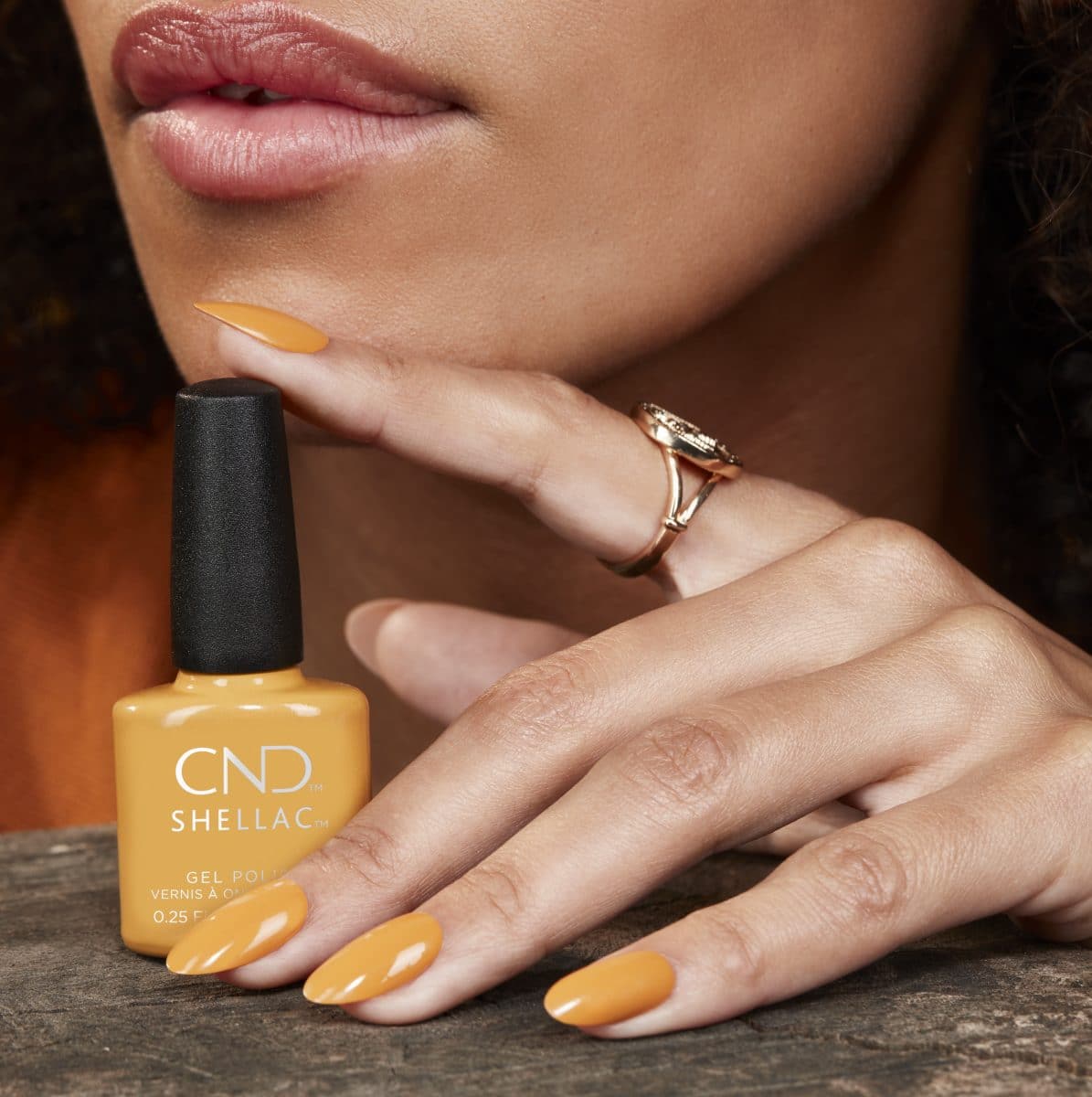 Candlelight nail polish shade from Wild Romantics - CND fall 2021 collection