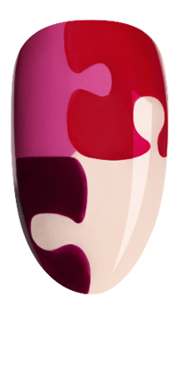 Piesesofus nail design inspired by CND fall 2021 collection shades