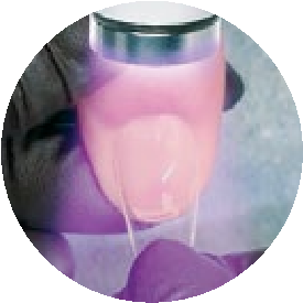 The third step of applying Gelish Soft Gel Tips with the Soft Gel Tip Adhesive In A Tube
