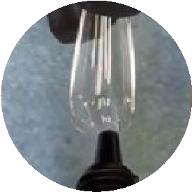 The first step of applying Gelish Soft Gel Tips with the Soft Gel Tip Adhesive In A Tube