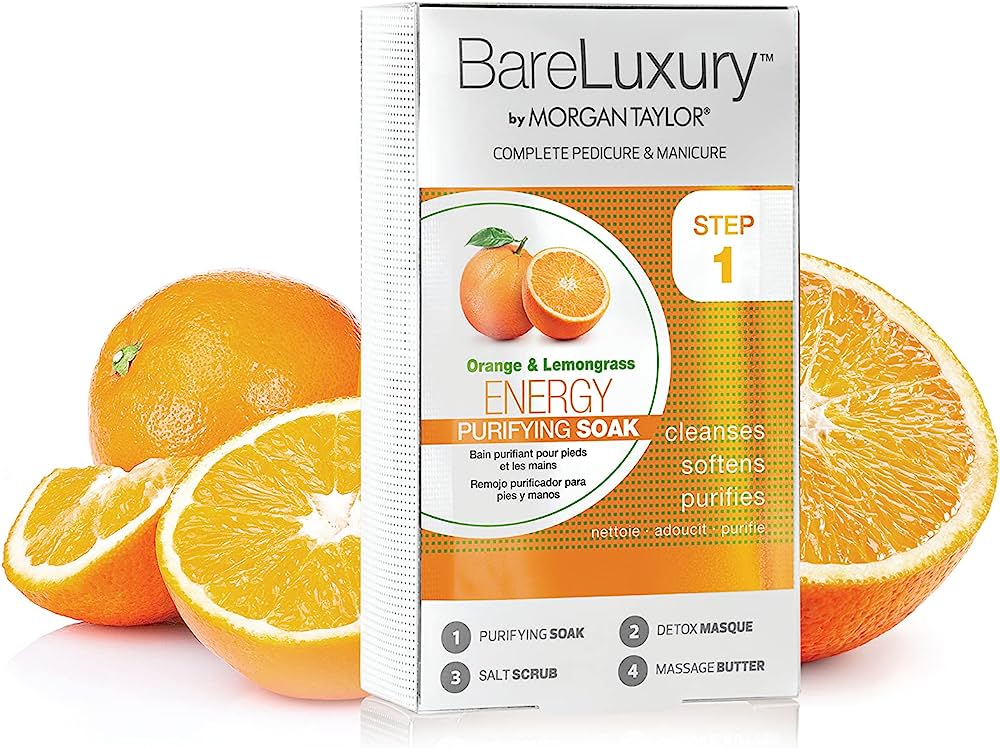 The BareLuxury Energy Product, the Orange & Lemongrass fragrance