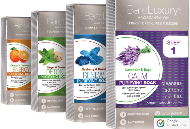 The Four BareLuxury Fragrance Family Products