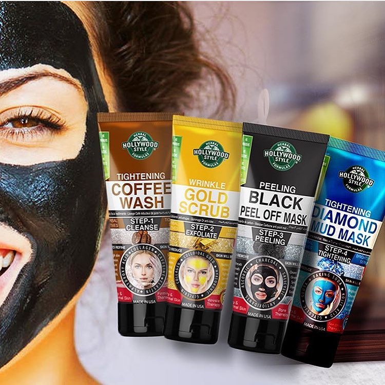 Hollywood Style scrub, mask, wash, mud mask