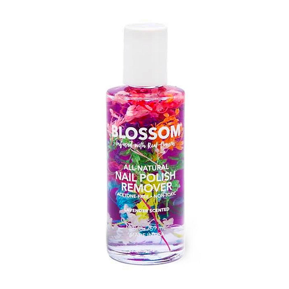 Blossom nail polish remover, non-toxic, acetone-free. Natural nail polish remover