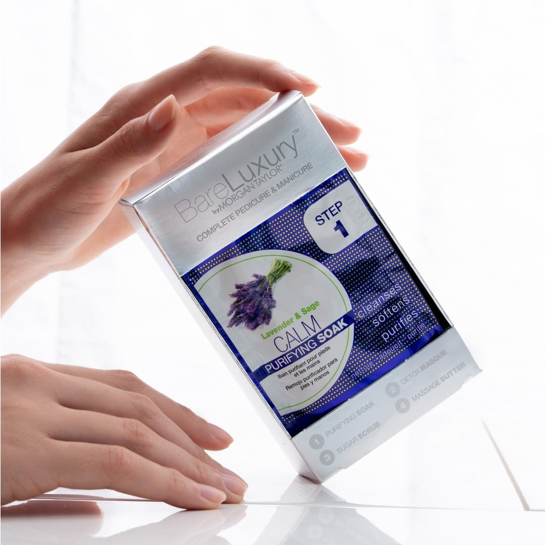 4-step Morgan Taylor BareLuxury packs for hands or feet. Different scent for each!