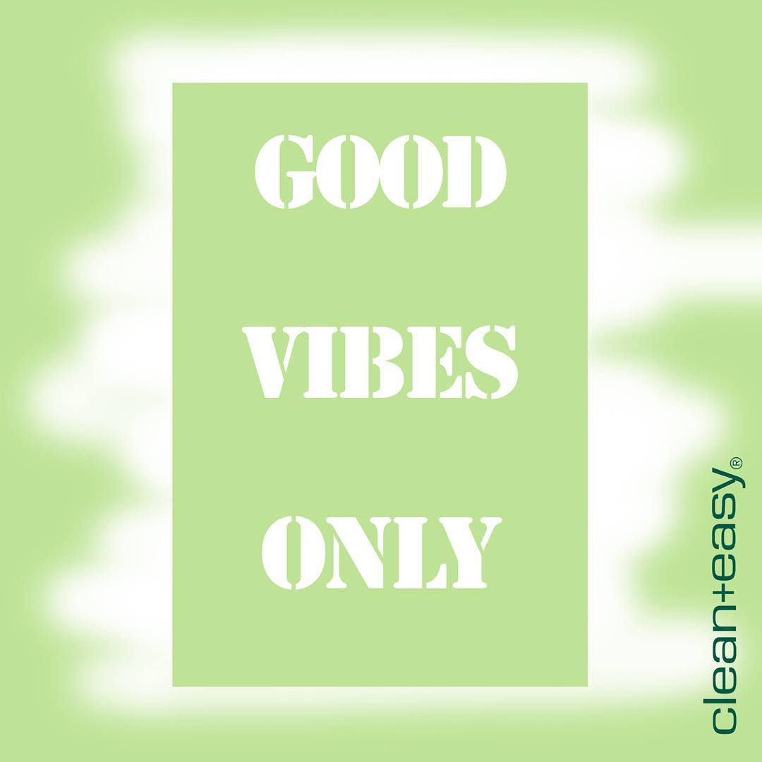 Good Vibes Only, the logo of the Clean & Easy brand