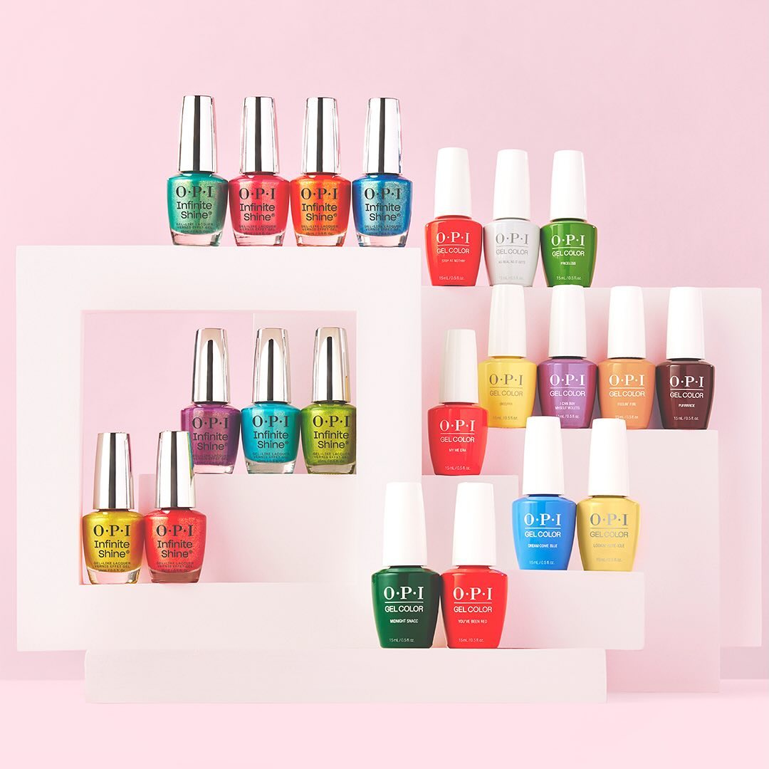 9 Infinite Shine, shimmers, 12 bold crèmes from the new My Me Era OPI Summer nail polish collection shades 