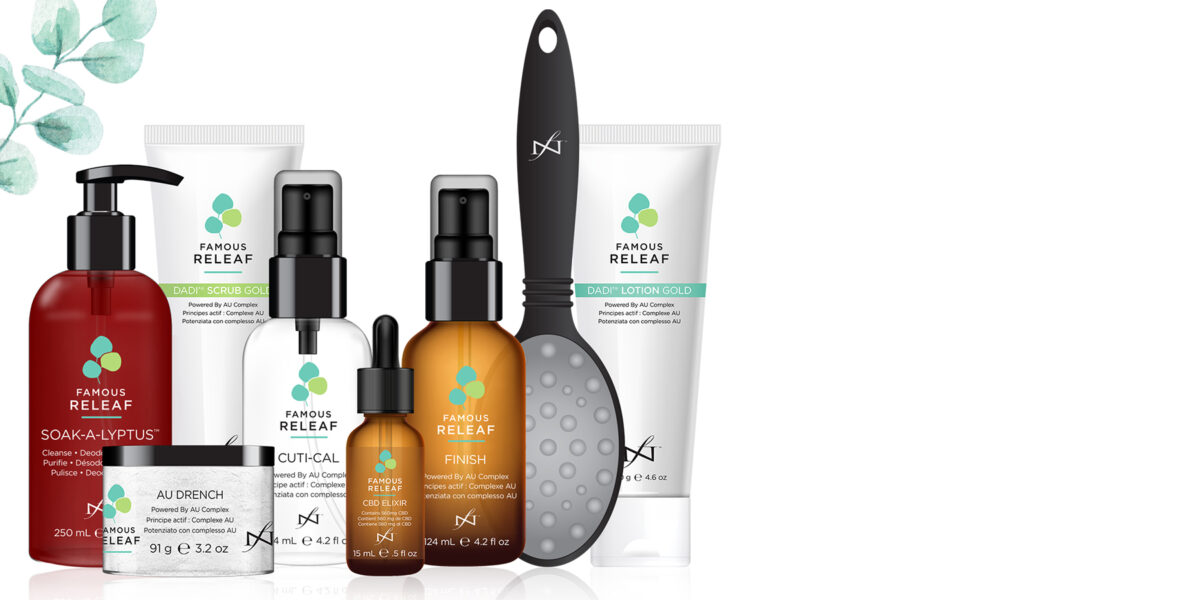 Famous Releaf products from Famous Names brand