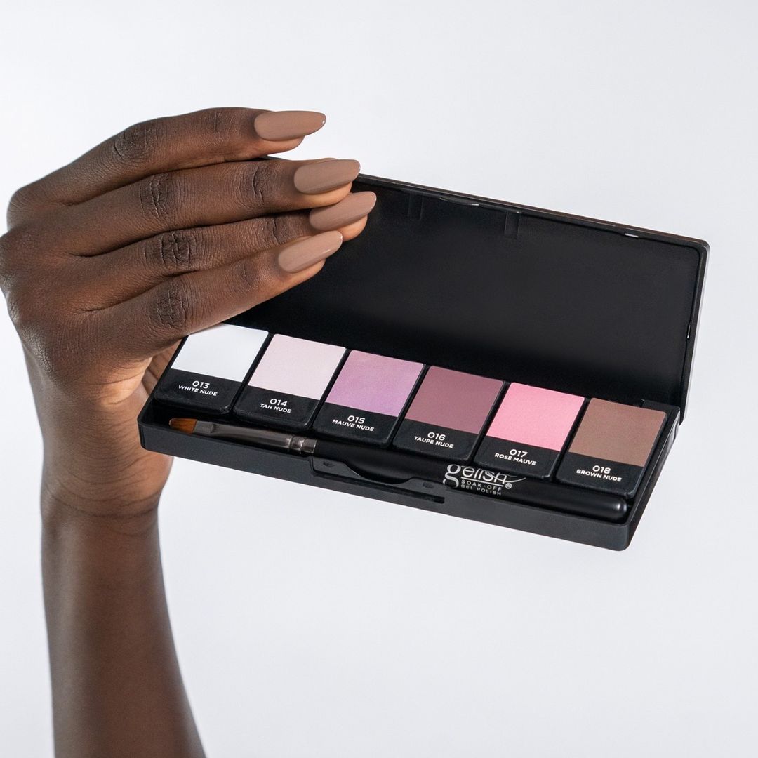 Put It Neutral palette from Gelish Solid Cream Gels Palette