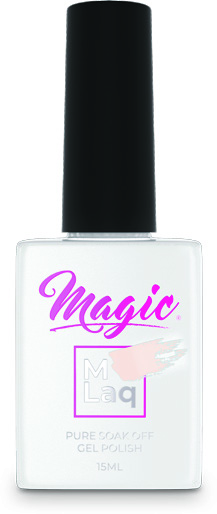 Almond Milk bottle showcasing the shade from the new Magic Gel Fall 2024 Golden Season Collection.