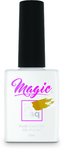 Golden Olive bottle showcasing the shade from the new Magic Gel Fall 2024 Golden Season Collection.