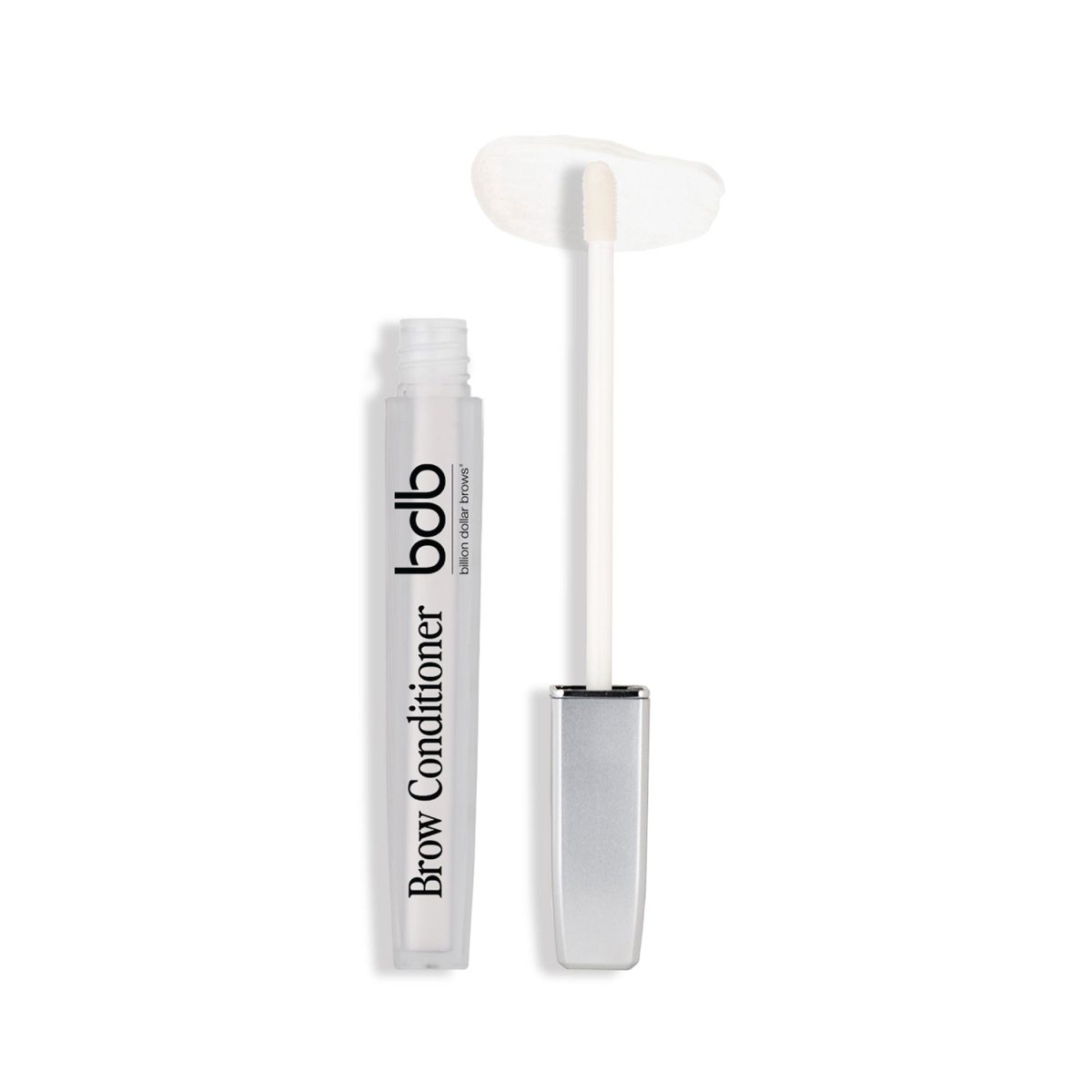 BDB Brow Conditioner on display a white wall.