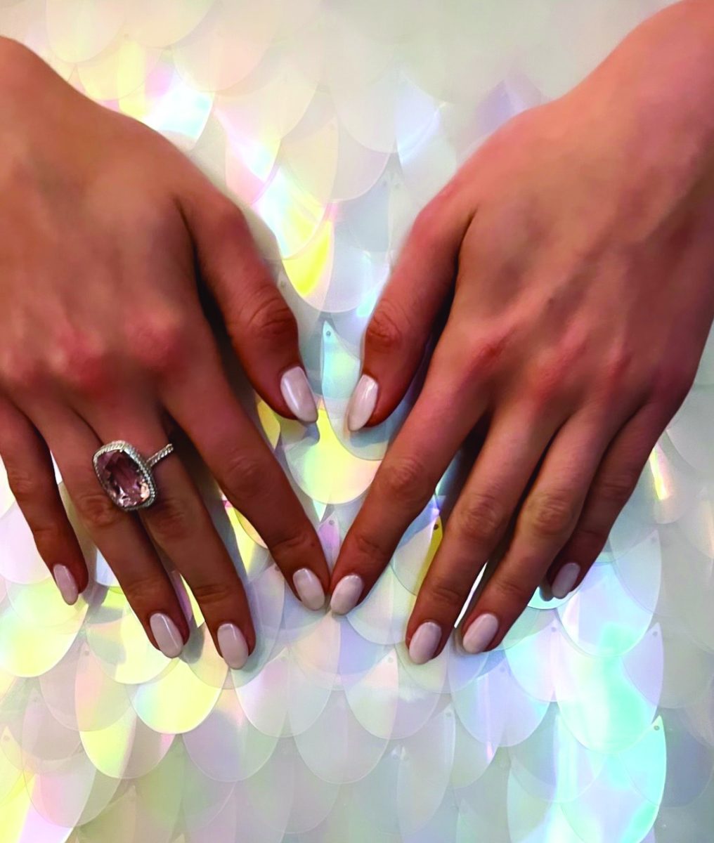 Current 2024 Nail Trends. Lily James’s Nails in the MET Gala 2024 event