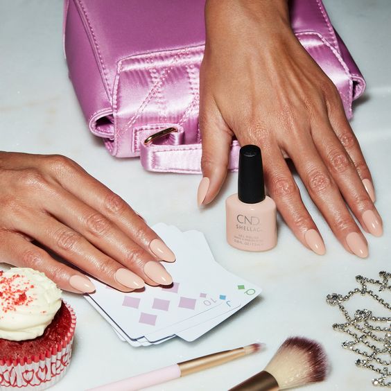 CND - Shellac Silk Slip Dress. CND nail polish. CND nail products.