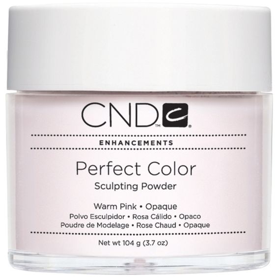 CND perfect color sculpting powder,   warm pink, opaque.