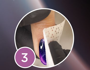 Gelish gel third application step