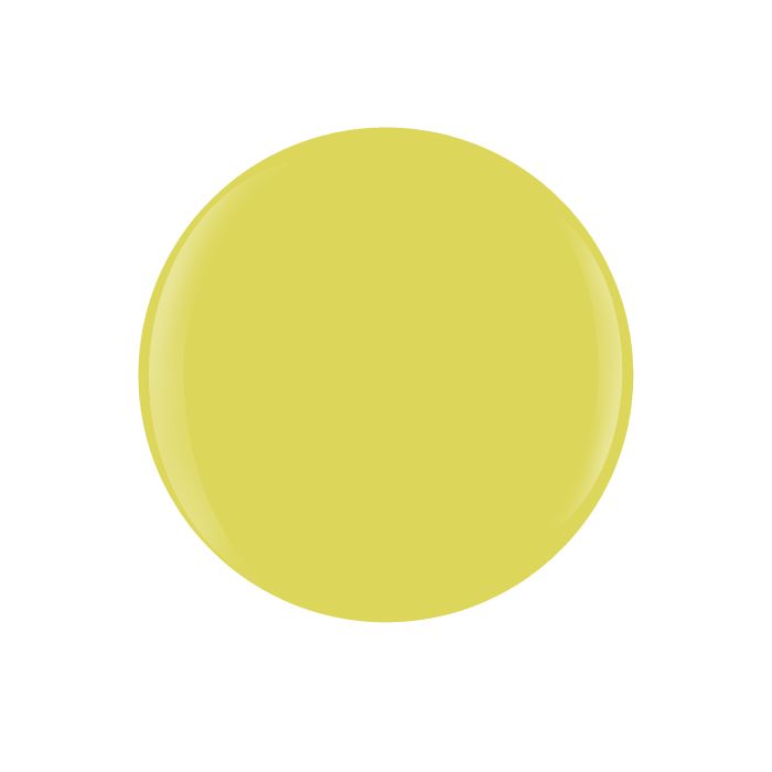Perk Up Buttercup color swatch from Gelish Spring 2025 nail polish collection