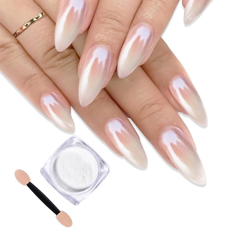 Advantages of Dip Powder Nails. Firstfly Pearl Chrome Nail Powder, High Pigment Mirror Effect