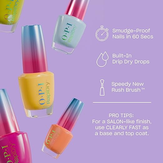 OPI new nail polish features and shades.