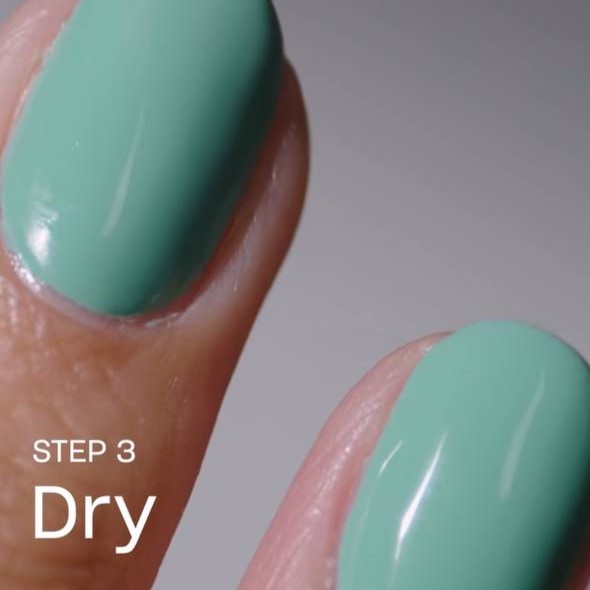 OPI RapiDry Quick-Dry Nail Polish third application step