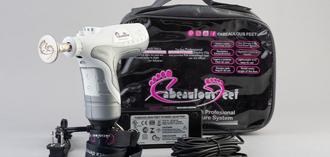 Fabeaulous Feet Electric Pedicure File System.