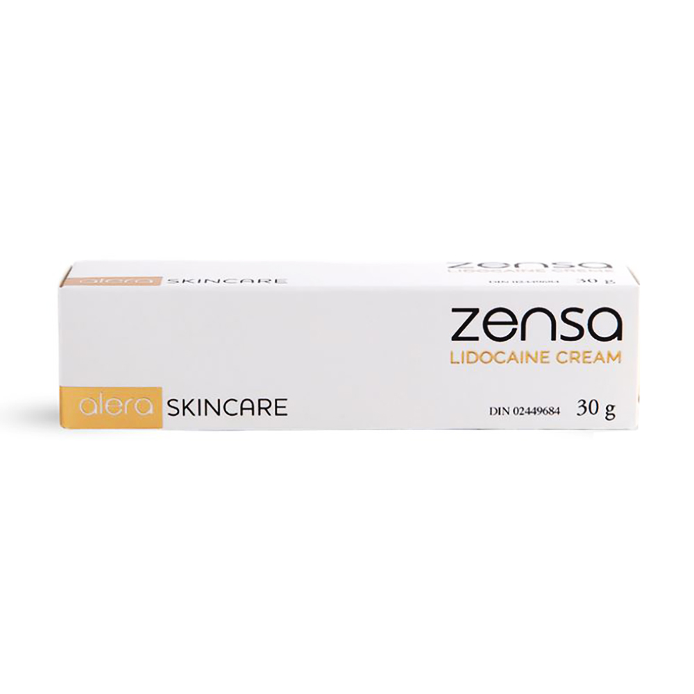 Zensa Lidocaine Cream (Numbing Cream). Formulated for painful procedures like waxing, microblading, injections, tattooing and more.