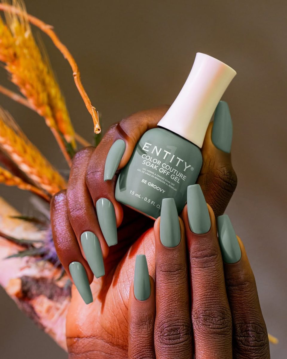 Earthy. Fresh. Effortlessly cool. Be Groovy shade from Entity fall 2025 collection. Entity Wildflower Soul collection
