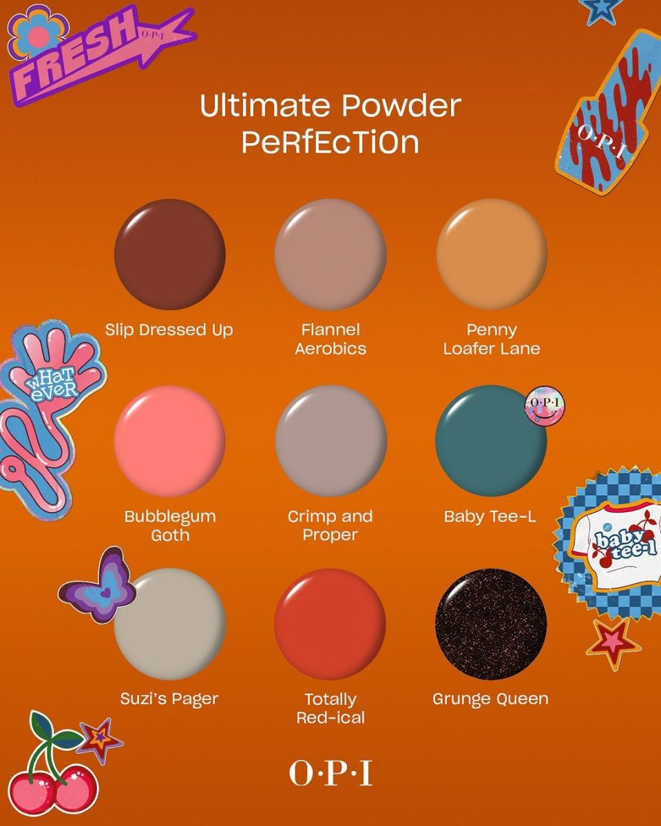 What's Your Mani-tude collection, powder perfection formula shades
