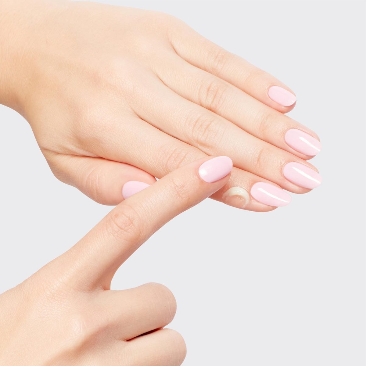Applying OPI Nature Strong To the Rescue Overnight Cuticle Balm