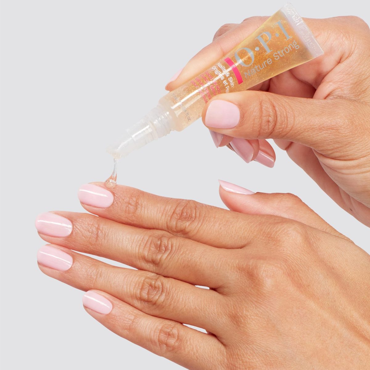 How to apply the OPI Nature Strong Good as Gold Cuticle Serum