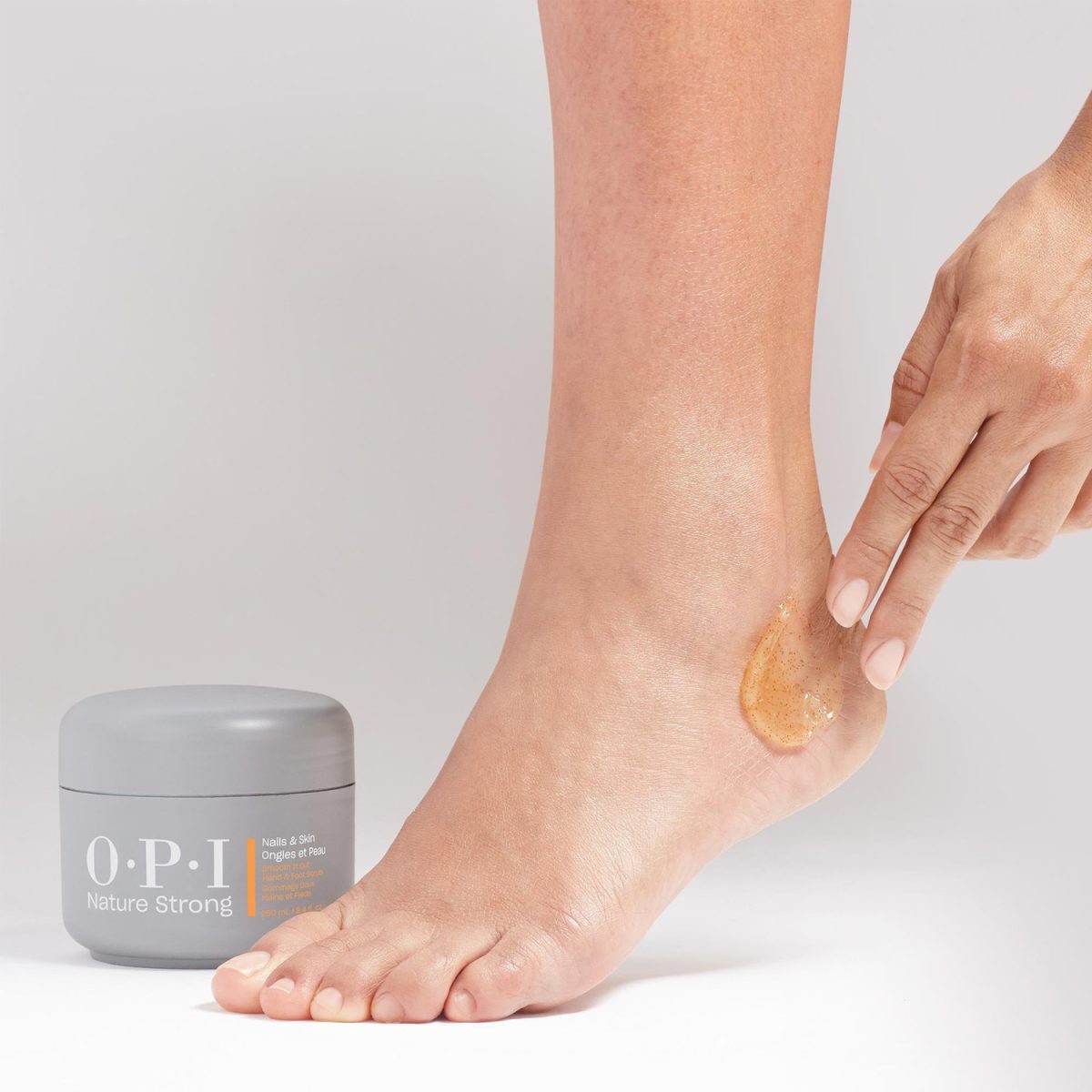 OPI Nature Strong Smooth It Out Hand & Foot Scrub 250 mL, remove dead skin