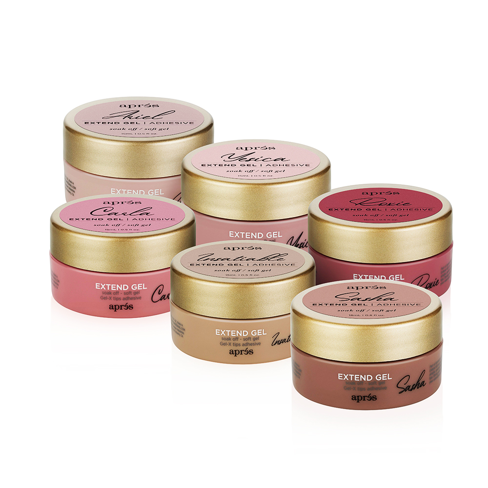 Apres Color Extend Gel 6PC Jars