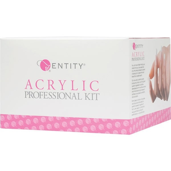 Entity Acrylic Professional Kit for salon-quality results, an essential part of a professional acrylic nail extension kit for technicians.